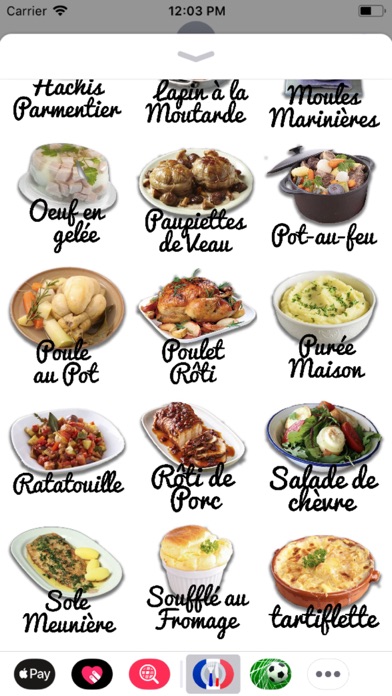 French Cuisine Stickers screenshot 4