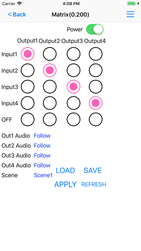 #4. 4x4 Multiviewer Control (iOS) 由: SHAO CHUN KUO