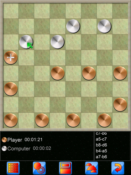 Cheats for Checkers V, fun checker game