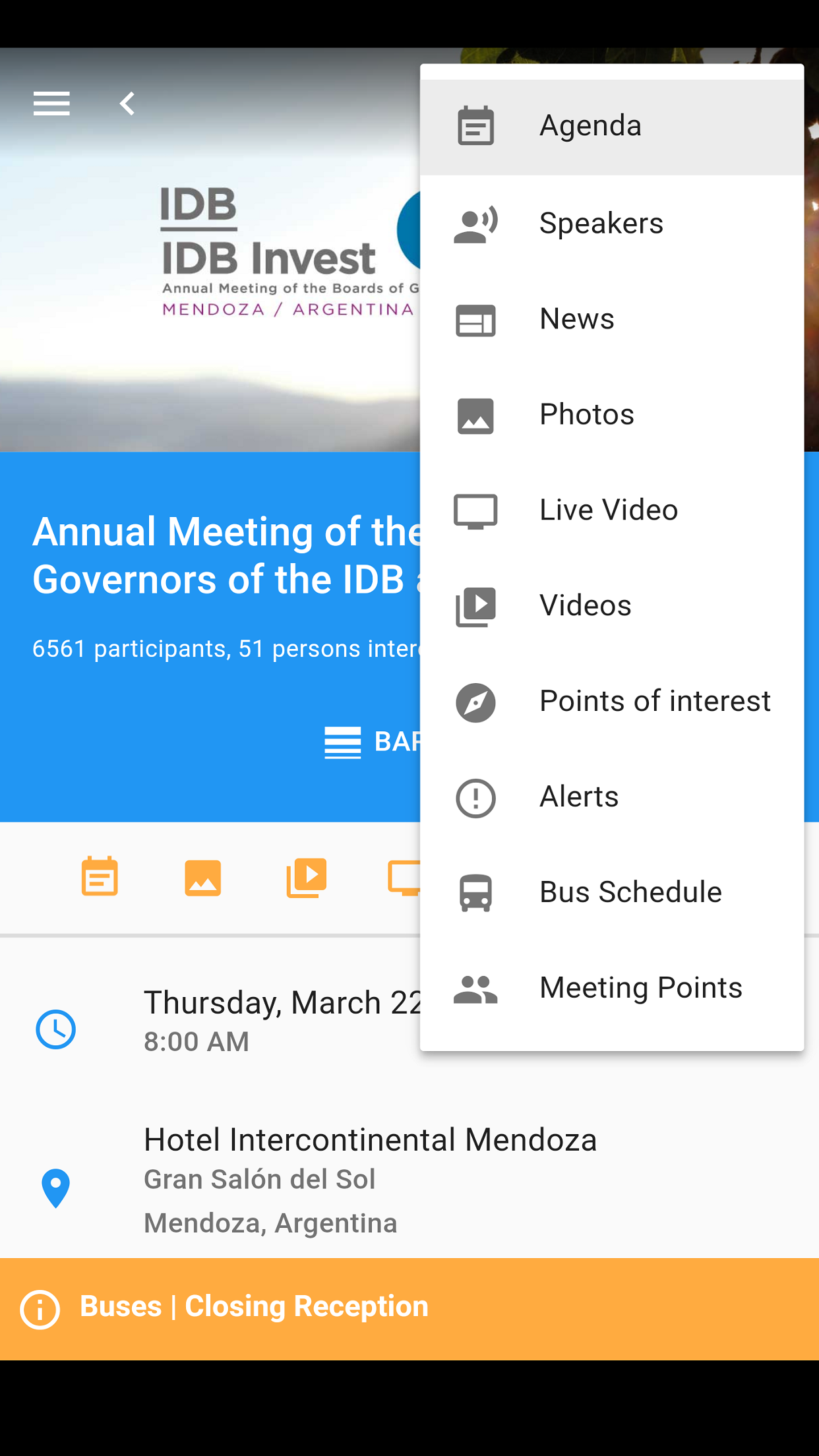 IDB Events screenshot 3
