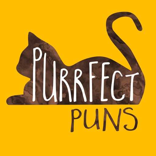 Purrfect Puns cat stickers icon