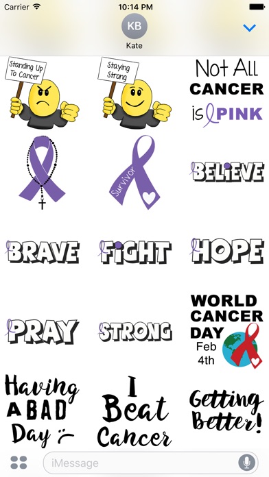 Hodgkins Lymphoma Stickers screenshot 3