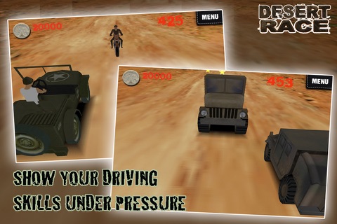 Desert Race 3D - Blood Brother screenshot 3