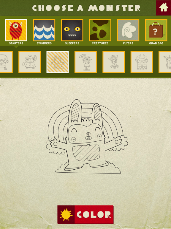 Screenshot #5 pour Monster Coloring Book
