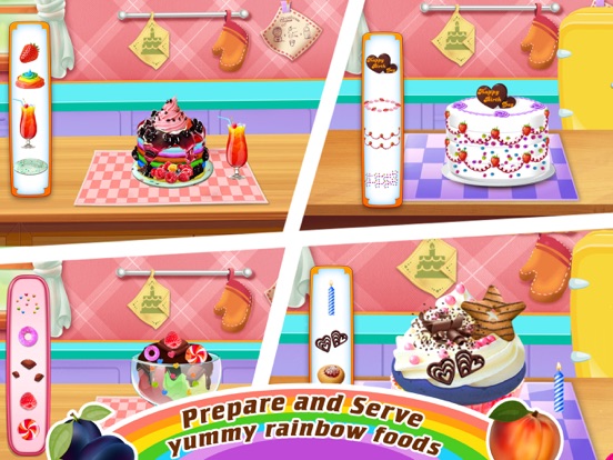 Screenshot #6 pour Rainbow Desserts Cooking Shop!