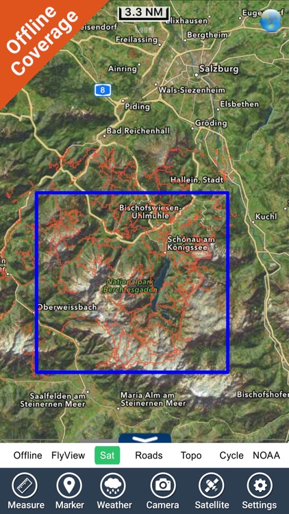 Berchtesgaden National Park - GPS Map Navigator screenshot-4
