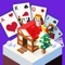The classic Klondike form of Solitaire acts as the backdrop to a city building game