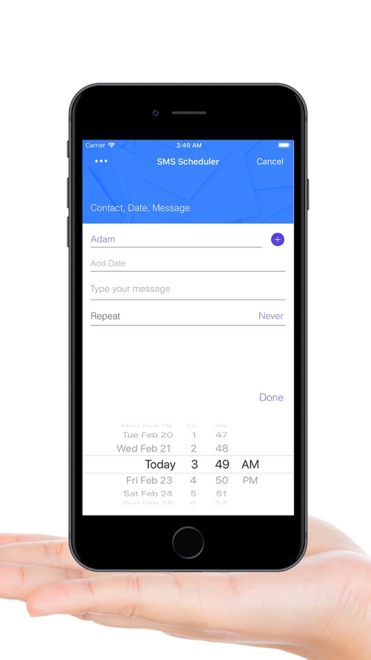 #4. Message Reminder & Sender (iOS) 게시자: Abid Adnan