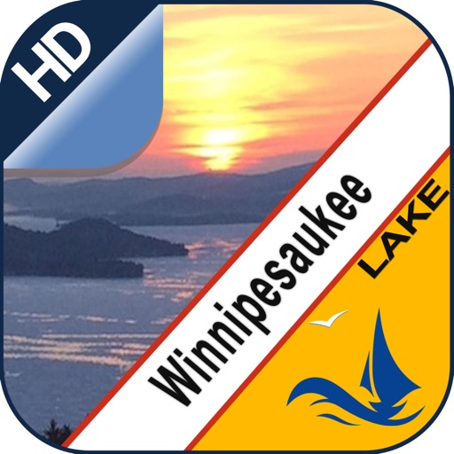 Lake Winnipesaukee offline chart for boaters icon