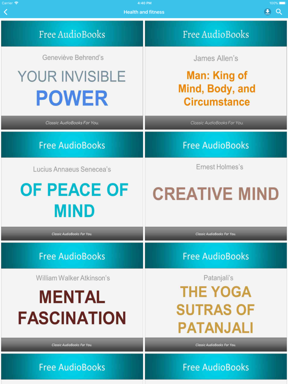 Screenshot #4 pour Health and Fitness Audiobooks