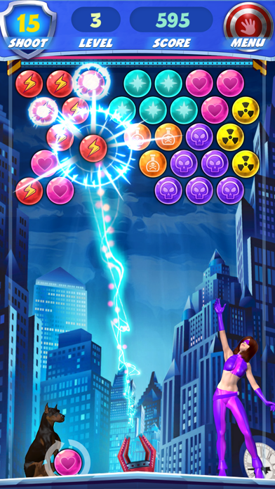 Bubble Girl Superhero screenshot