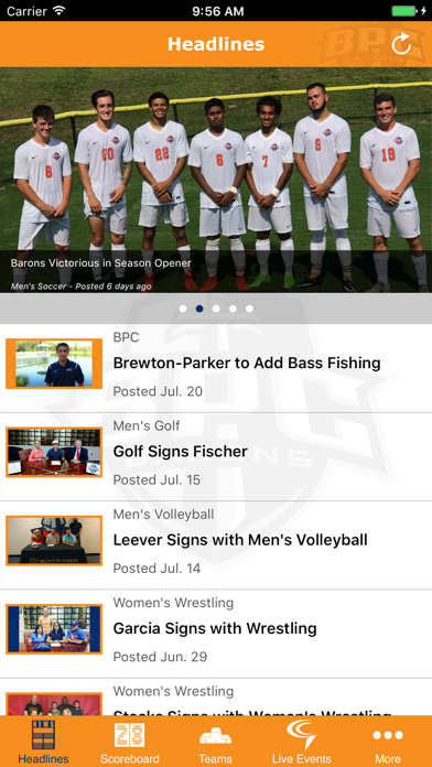 Screenshot #2 pour Brewton-Parker Athletics