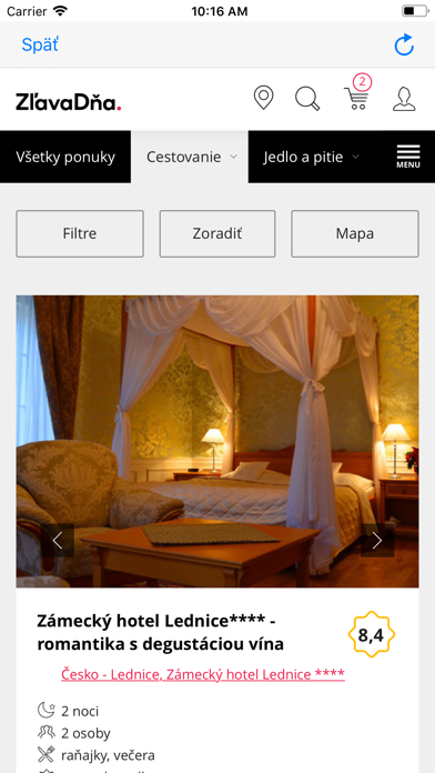 Screenshot #2 pour ZlavaDna.sk