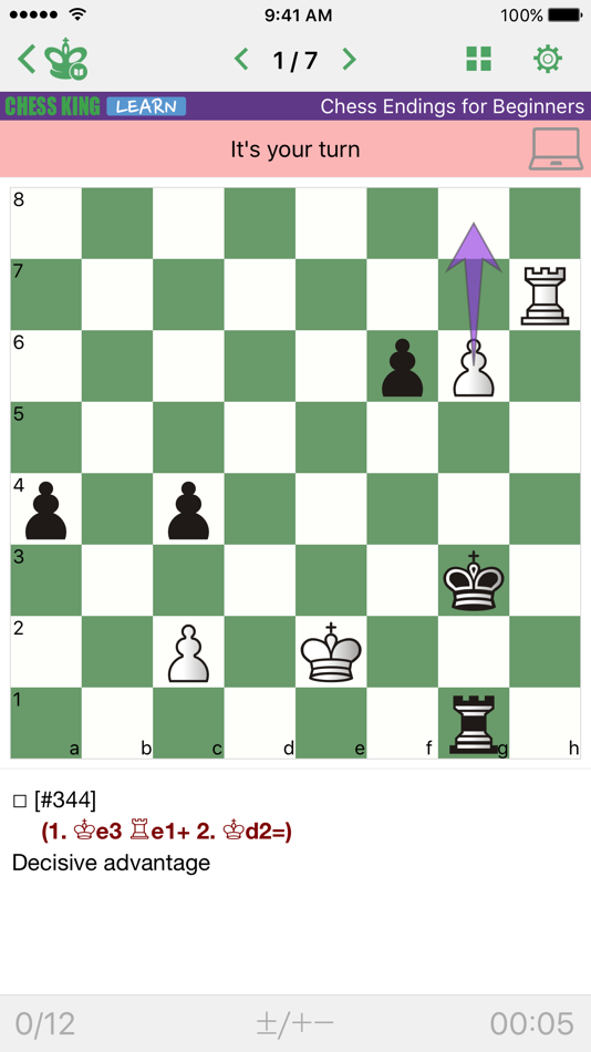 #1. Chess Endings for Beginners (iOS) 由: Chess King