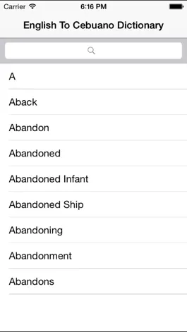 Game screenshot English To Cebuano Dictionary mod apk