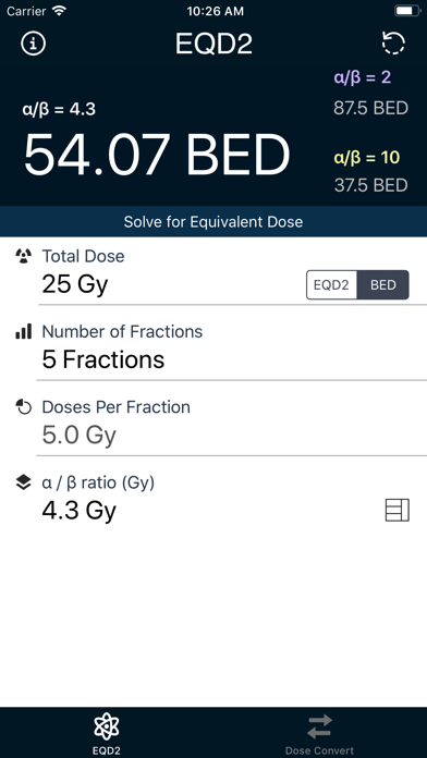 EQD2 Calculatorのおすすめ画像2