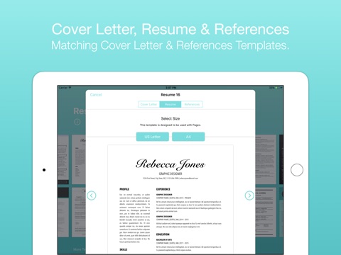 Resume Templates (for Pages) screenshot 2