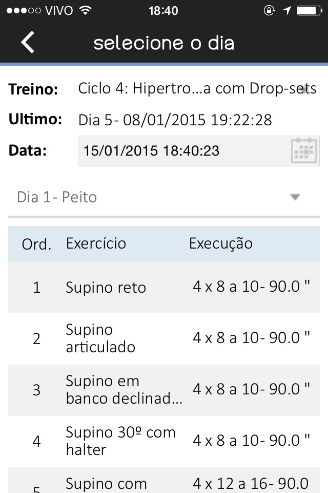 Pro-Treino Treinador screenshot 2