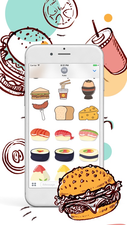 Food Bank For Food Lover Stickers screenshot-4