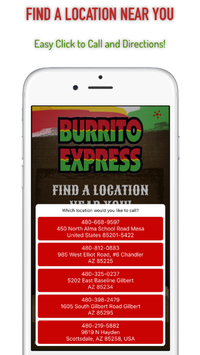 Burrito Express Screenshot 2 - AppWisp.com Burrito Express Screenshot 2 - AppWisp.com