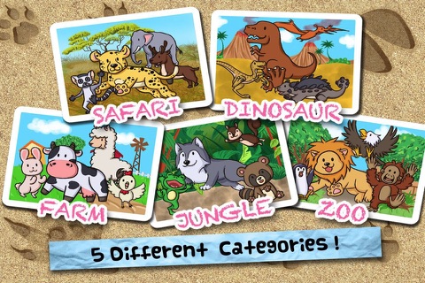 Guess The Footprint - Educational Games For Kids screenshot 3