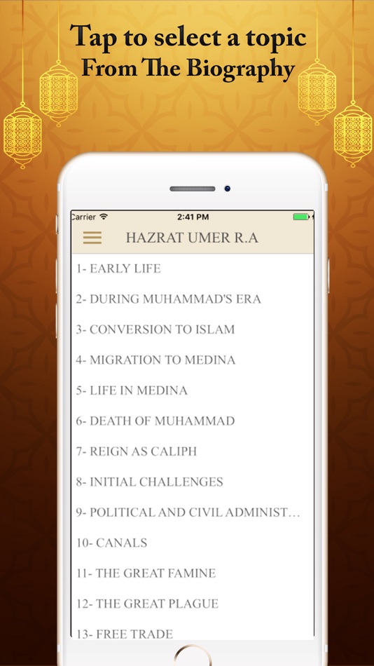 Hazrat Umar Farooq R.A Real Biography Quiz Quotes - 1.1 - (iOS)