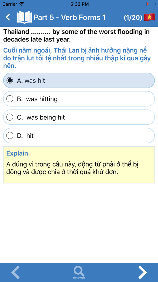 #4. Prep for the Toeic test (iOS) 由: Hoa Nguyen Quang
