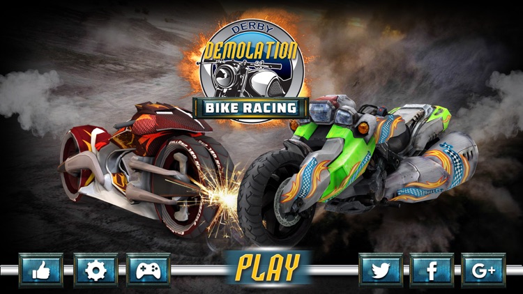 Real Demolition Derby Bike Racing & Crash Stunts
