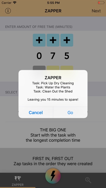 ZapTask: Super Charged Tasks screenshot-3