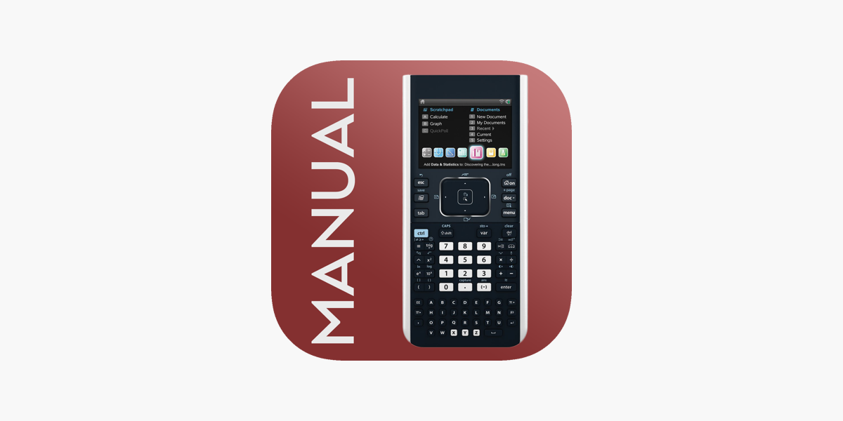 TI Nspire Calculator Manual on the App Store