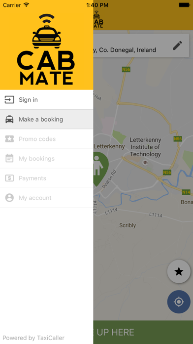 Cabmate screenshot 2