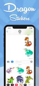 Dragon Emojis screenshot #4 for iPhone