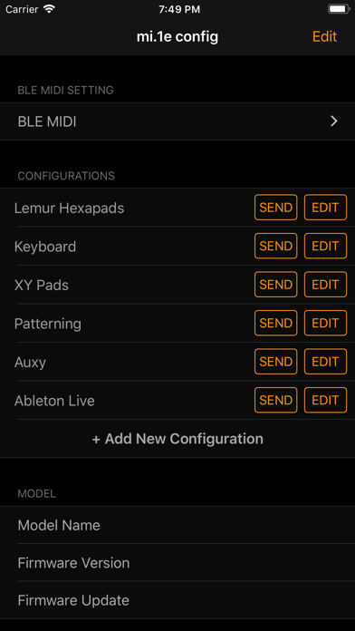 mi.1e Config Screenshot 1 - AppWisp.com mi.1e Config Screenshot 1 - AppWisp.com