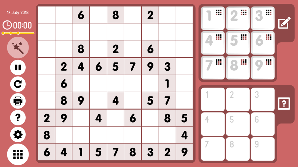 #6. Cool Online Sudoku (iOS) 由: Denis Sokolov