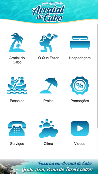 Screenshot #1 pour Guia Turístico Arraial do Cabo