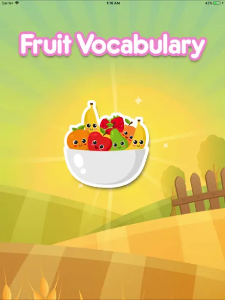 Fruit English Vocabulary Sound