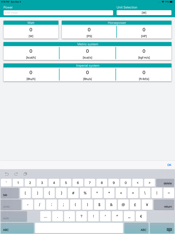 Screenshot #5 pour Power Units Converter