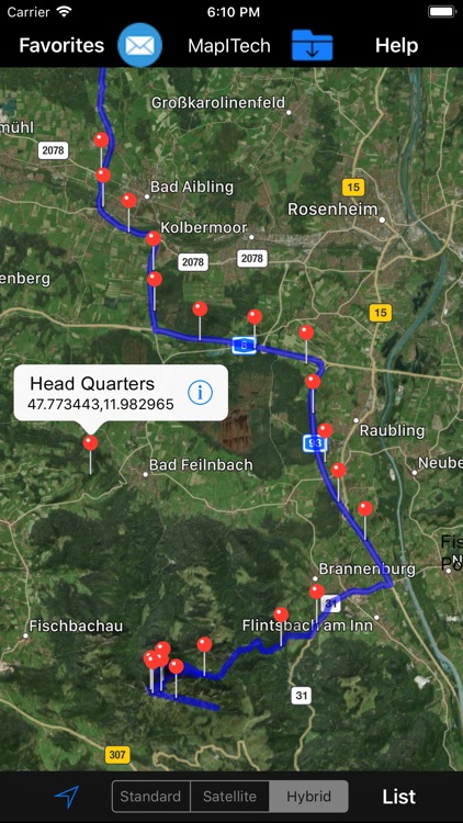 Kml Kmz Gpx Viewer & Converter screenshot-3