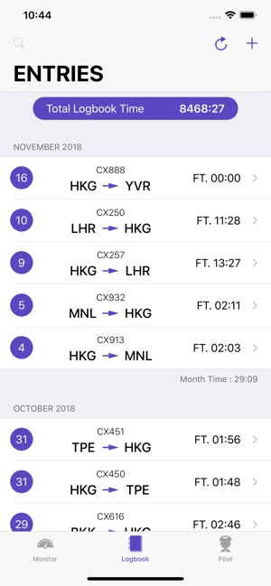 AIR PILOT LOGBOOK