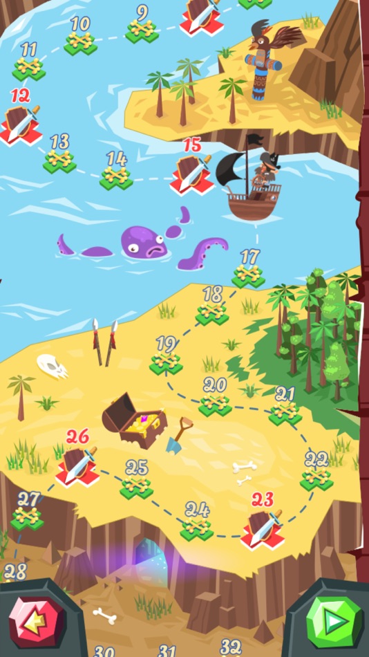 #2. Pirates! - the match 3 (iOS) 由: Tomas Rychnovsky