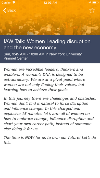 IAWF WOMEN CONFERENCES screenshot 4