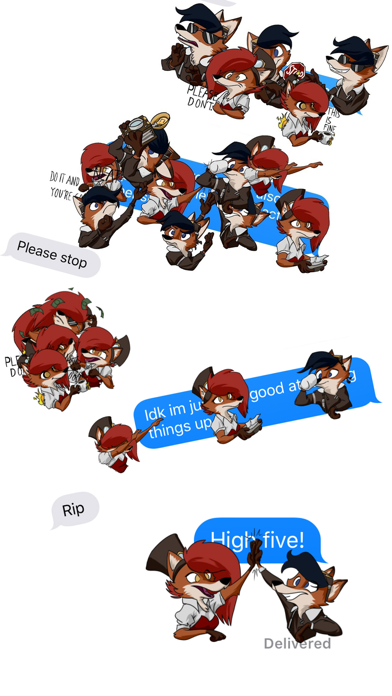 Screenshot #2 pour Steampowered Foxes stickers by Steampowered Fox