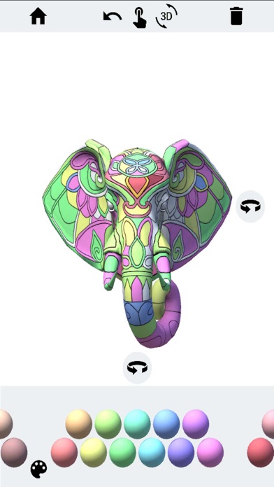 Screenshot #3 pour 3D Adult Coloring Book Pro
