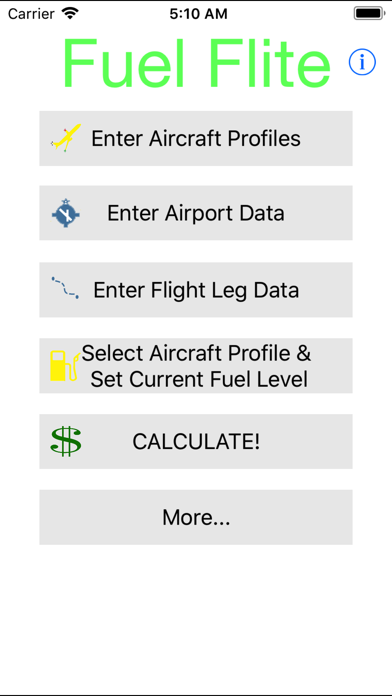 Screenshot #1 pour Fuel Flite - Fuel Tankering
