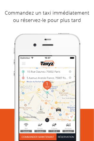 Taxyz - commandez un taxi screenshot 2