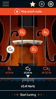 violoncello tuner iphone screenshot 1