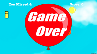 Baloon Pop HD, game for IOS