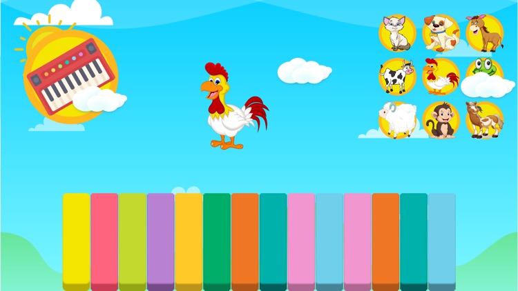 Piano4Fun: بيانو اصوات حيوانات screenshot-3