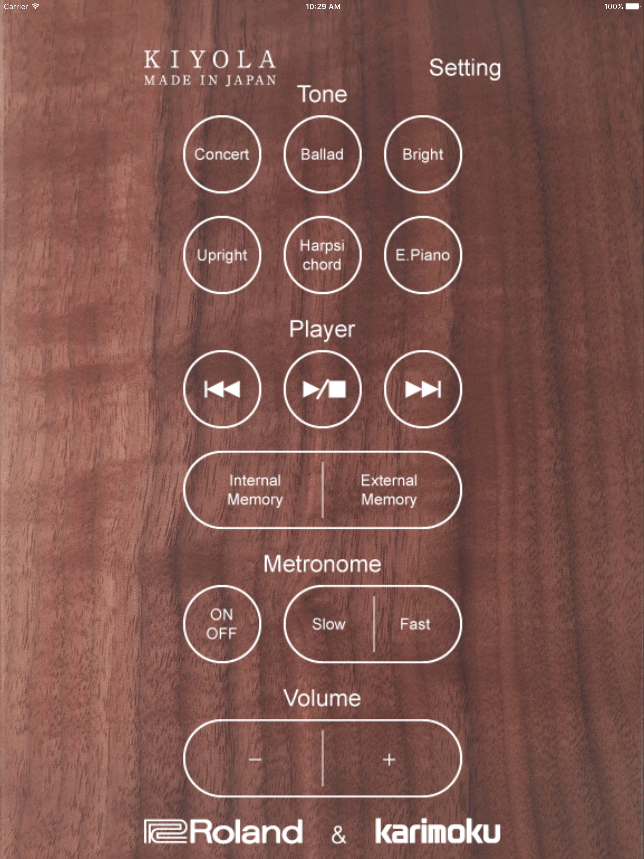 KIYOLA Remote Control