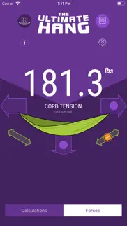 hammock hang calculator iphone screenshot 2